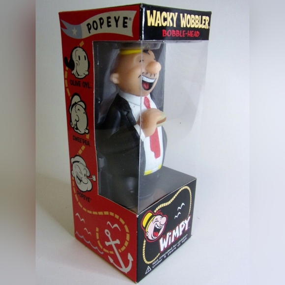 Collectible Wacky Wobbler Bobblehead by Funko WIMPY - Picture 3 of 14